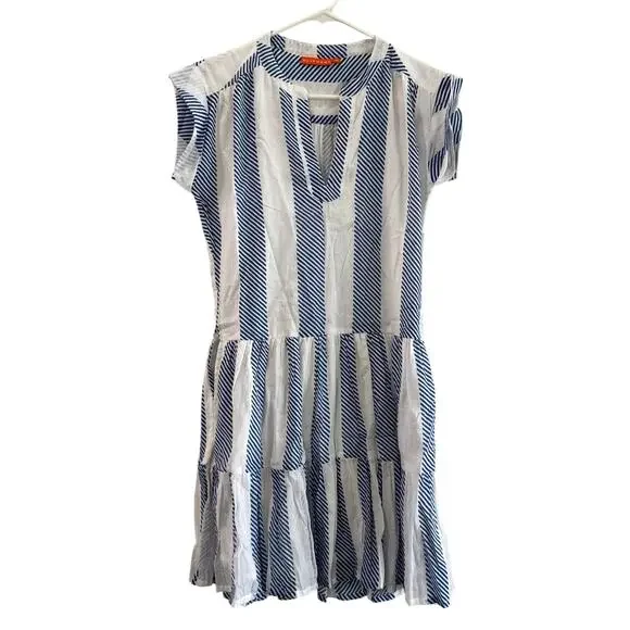 Oliphant Roll Sleeve Dress Blue Mali - Picture 5 of 10